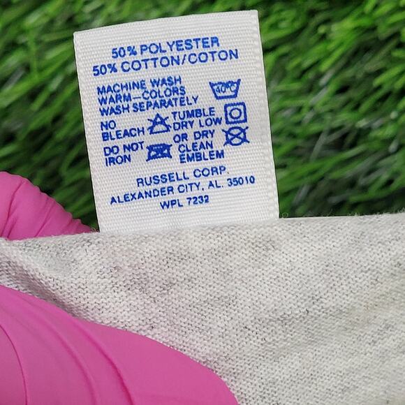 Vintage 1991 USSSA Church Softball Shirt Womens L 21x26 Gray - Picture 9 of 14